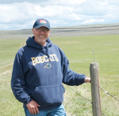 Landowner Dave Bequette, Hero for a Day, near Joliet, Montana (D. Richie, SGI_
