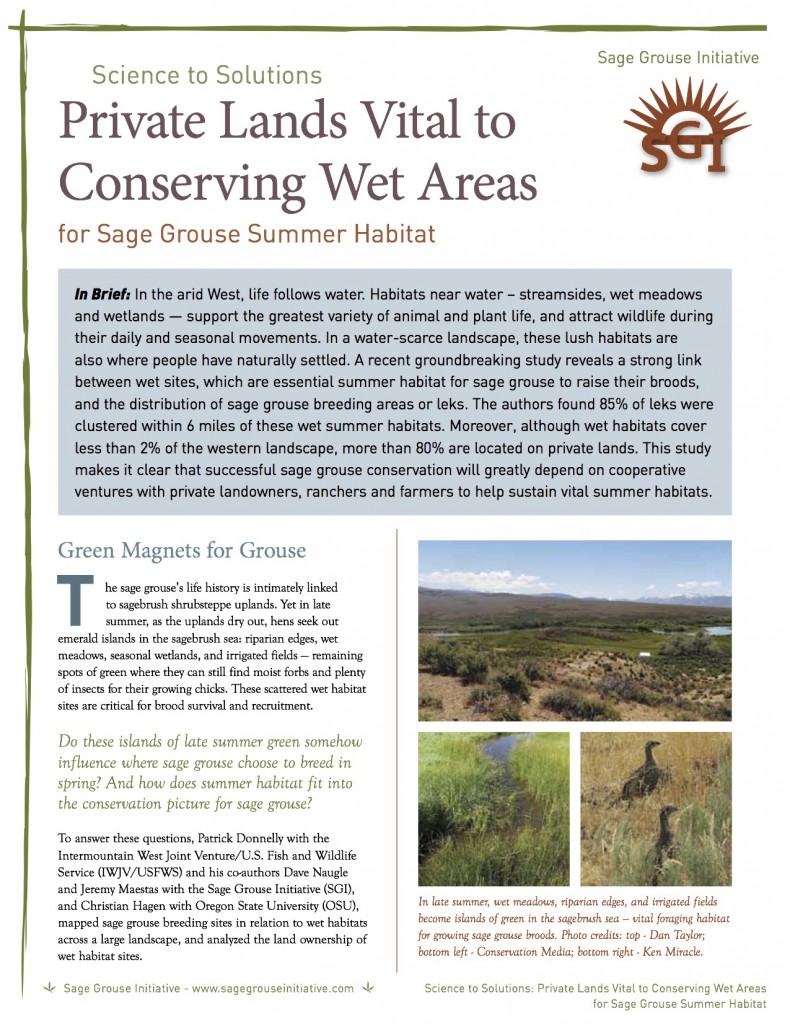 S2S-Conserving Wet Areas