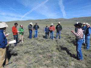 The NRCS' Dillon field office hosts its annual range tour in the Centennial Valley. Photo: Byrhonda G. Lyons