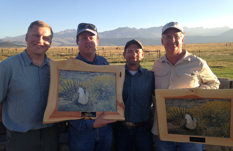 Thad Heater (Nevada NRCS) and Tom Moore (California NRCS) are instrumental for partnership projects in the Bi-State.