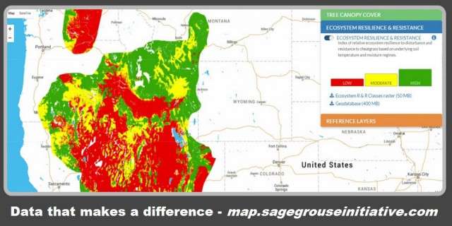 interactive map of west