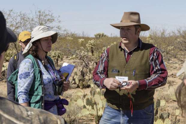 Shane Green, a range management specialist with NRCS in Utah, said this app will better equip him to work with ranchers on planning and implementing conservation practices on rangelands. Photo by Donny Peterson.
